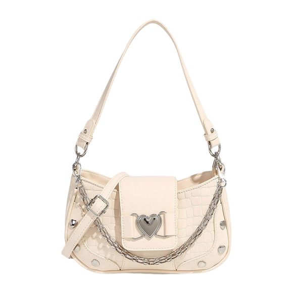 Y2K Studded Pu Leather Hobo Handbag Mini Shoulder Bags Clutch Purse O_O - Picture 1 of 7